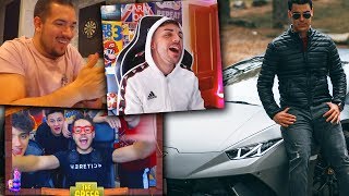 YOUTUBERS REACCIONAN AL NUEVO COCHE DE AlphaSniper97 [upl. by Anidam713]