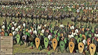 Total War Attila Age of Charlemagne Gameplay  Massive Medieval Battle [upl. by Edholm]