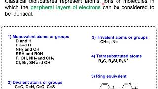 Chapter 4 Bioisosteres  Lectures 1 amp 2 slides  voice record [upl. by Rufford277]