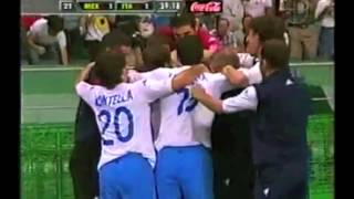 Italia Messico 11 Mondiali 2002 Gol Del Piero [upl. by Nosloc]