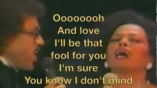 Diana Ross and Lionel Richie Endless Love Lyrics [upl. by Tayib]