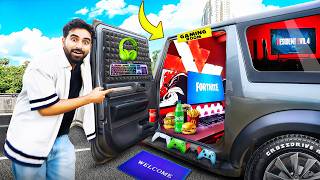 We Made Secret Gaming Room Inside Car  गाडी के अंदर गेमिंग रूम बना दिया 😱 [upl. by Chicky]