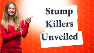 Does stump killer really work [upl. by Nalhsa]