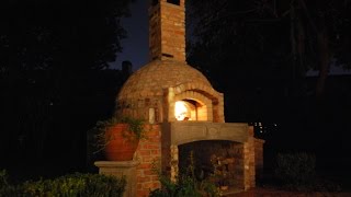 How to Build a Brick Wood Fired Pizza OvenSmoker Combo [upl. by Neeroc]