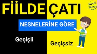 Fiilde Çatı  Nesnesine Göre Fiiller Geçişli Fiil Geçişsiz Fiil [upl. by Anuaik]