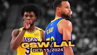 The Warriors Are Just TOO GOOD At This Point  LALGSW Breakdown  Oct 15 2024 [upl. by Angrist]