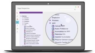 SAGE despachos Nuevo Menu Nomina [upl. by Fagan]