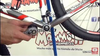 Cómo desmontar y montar un pedalier de bicicleta [upl. by Aehsat]