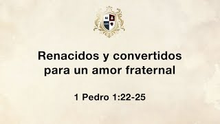 16 Renacidos y convertidos para un amor fraternal  1 Pedro 12225 [upl. by Dauf]