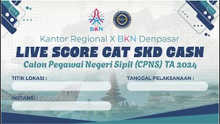 29 OKTOBER 2024 LIVE SCORE SKD CPNS 2024 TILOK MANDIRI LABUAN BAJO [upl. by Langdon]