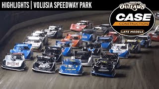 World of Outlaws CASE Late Models at Volusia Speedway Park February 16 2022  HIGHLIGHTS [upl. by Ecaj618]