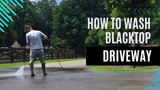 How to Wash Blacktop Driveway [upl. by Arst]