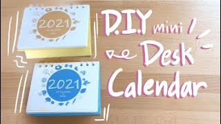 DIY Desk Calendar  3 methods  Printable Pattern 2025 updated [upl. by Dellora169]