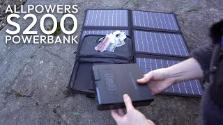 Allpowers S200 amp SP026 60w Solar Panels Review [upl. by Ayekat677]