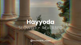 Hayyoda  Anirudh Ravichander  Slowed  Reverbed  Jawan [upl. by Llehcor]