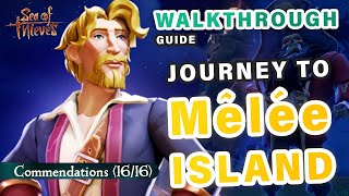 Journey to Melee Island  Tall Tale Walkthrough Guide  All Commendations ► Sea of Thieves [upl. by Timon]