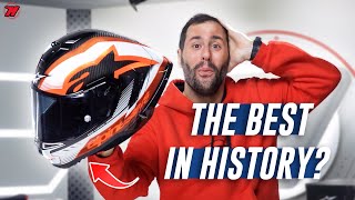 Alpinestars SUPERTECH R10 Helmet Review the best sports helmet FOR THE TRACK 🏁🚨 [upl. by Nehttam]