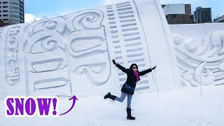 SAPPORO SNOW FESTIVAL The Sapporo Yuki Matsuriさっぽろ雪まつり [upl. by Hegarty]