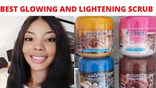 REVIEW ON ASANTEE BODY SCRUB  HOW TO USE asanteescrub whiteningbodyscrub lighteningbodyscrub [upl. by Romo]