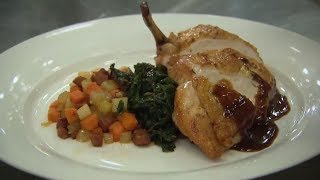 Culinary Perfection Cooking Breast Bonein Chicken Breast from Hells Kitchen [upl. by Nosbig]