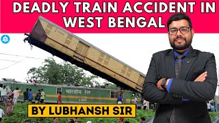 West Bengal Train Accident  Railway ट्रैक पर खड़ी ट्रेन पर मालगाड़ी की टक्कर चश्मदीद ने क्या बताया [upl. by Yanal]