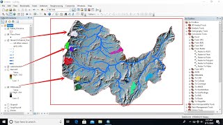 Hydrological modeling in ArcGIS  ArcMap [upl. by Kenti]