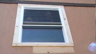 Remove Replacing amp installing replacement aluminum window with vinyl windows  tax refund [upl. by Ydnic]