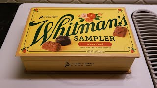 Having Whitmans Sampler assorted milk amp dark chocolates for Valentines Day this year OFL 1800 [upl. by Champ]