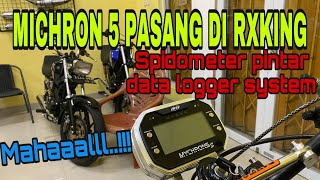 MYCHRON 5 SPIDOMETER CANGGIH DAN SMART PASANG DI RX KING [upl. by Allsun]