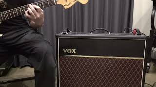 ギターアンプVOX（AC30C2） InputTOP BOOST HIGH Ver bumblebee studio [upl. by Oinotnaesoj262]