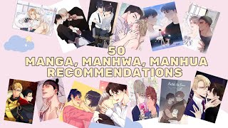 50 Yaoi Manga Manhwa and Manhua Recommendations [upl. by Emili]