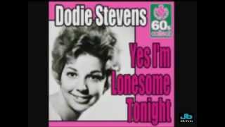 Dodie Stevens  Yes Im Lonesome Tonight answer song [upl. by Pantheas912]