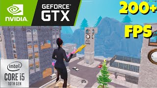 GTX 1650  i5 10400f  Fortnite CREATIVE I Fortnite Performance Mode [upl. by Cire942]