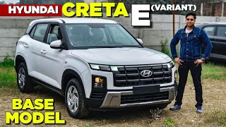 2024 Hyundai Creta Facelift E Base Variant Review ✅🔥 l Hyundai creta Base Model Review l MRCars [upl. by Chilt]