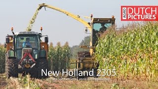 Mais 2014  New Holland 2305  Schaap  Bunschoten MaizeCornHakselenHarvestingErnte [upl. by Matuag932]