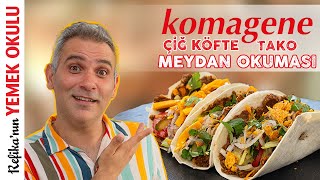 Komagene Çiğ Köfte Taco Challenge Meydan Okuması 🌮 Evde Yarı Fiyatına Çiğ Köfte Taco Tarifi [upl. by Brass384]