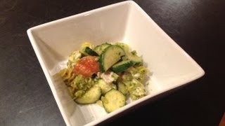 Pesto Pasta with Chicken and Zucchini  Cook With Amber [upl. by Mctyre]