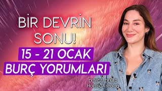 BİR DEVRİN SONU  15  21 Ocak Burç Yorumları  Astroloji Gurusu [upl. by Pirbhai]