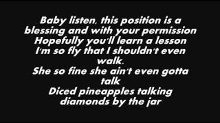 Rick Ross  Diced Pineapples Feat Wale amp Drake Lyrics [upl. by Obau]