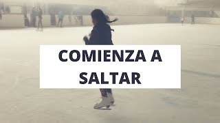 Cómo saltar al patinar en hielo para principiantes patinaje sobre hielo [upl. by Arayc668]