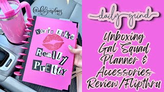 New Unboxing  Daily Grind Planner Gal Squad Collection 💋🎀💖Coupon Code DESIREEPLANS [upl. by Mail999]