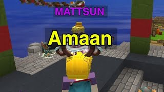 MATTSUN vs Amaan BG 🥵 Blockman GO [upl. by Necyla]