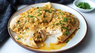 Garlic Butter Baked Tilapia [upl. by Eatnuahc649]