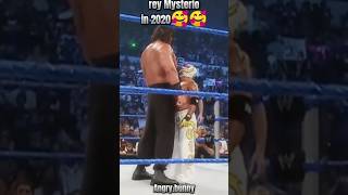 Rey Mysterio then Vs now edit 😞😞shorts viral reymysterio [upl. by Aleehs310]