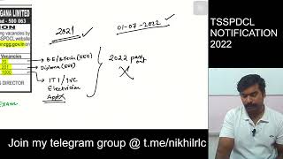 TSSPDCL 2022 RECRUITMENT UPDATE [upl. by Quintessa]