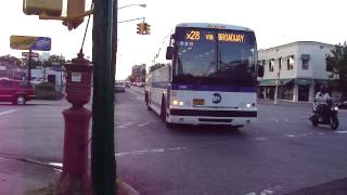 MTA NYCT Bus 2011 Prevost X345 X28 Express Bus 2463 at 7th Ave86th St [upl. by Sandry512]