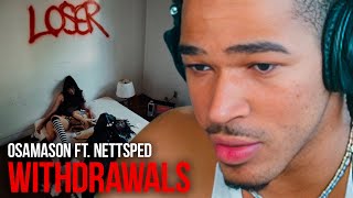 Plaqueboymax reacts to OsamaSon  withdrawals Feat Nettspend Official Music Video [upl. by Aklog]