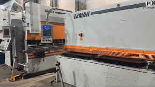 Гидравлические гильотинные ножницы с ЧПУ ERMAKSAN CNC HVR 31006 от STANTRADE Турецкое качество [upl. by Ryle]