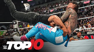 Top 10 Monday Night Raw moments WWE Top 10 Oct 7 2024 [upl. by Maison744]