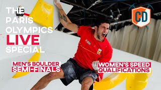 EpicTV REACTS Day 1 Mens Boulder Semis and Womens Speed Qualifications  paris2024 [upl. by Eicyal]